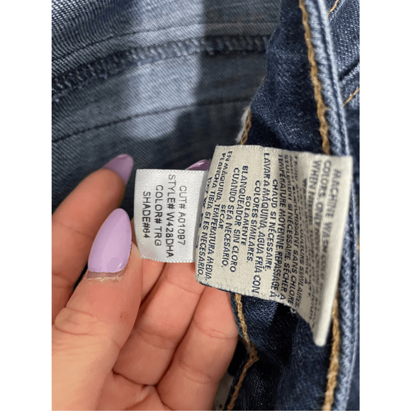 Hudson Women's Jeans Dark Wash Y2K Bootcut Straight Leg Relaxed Denim SZ 28 - Picture 2 of 7